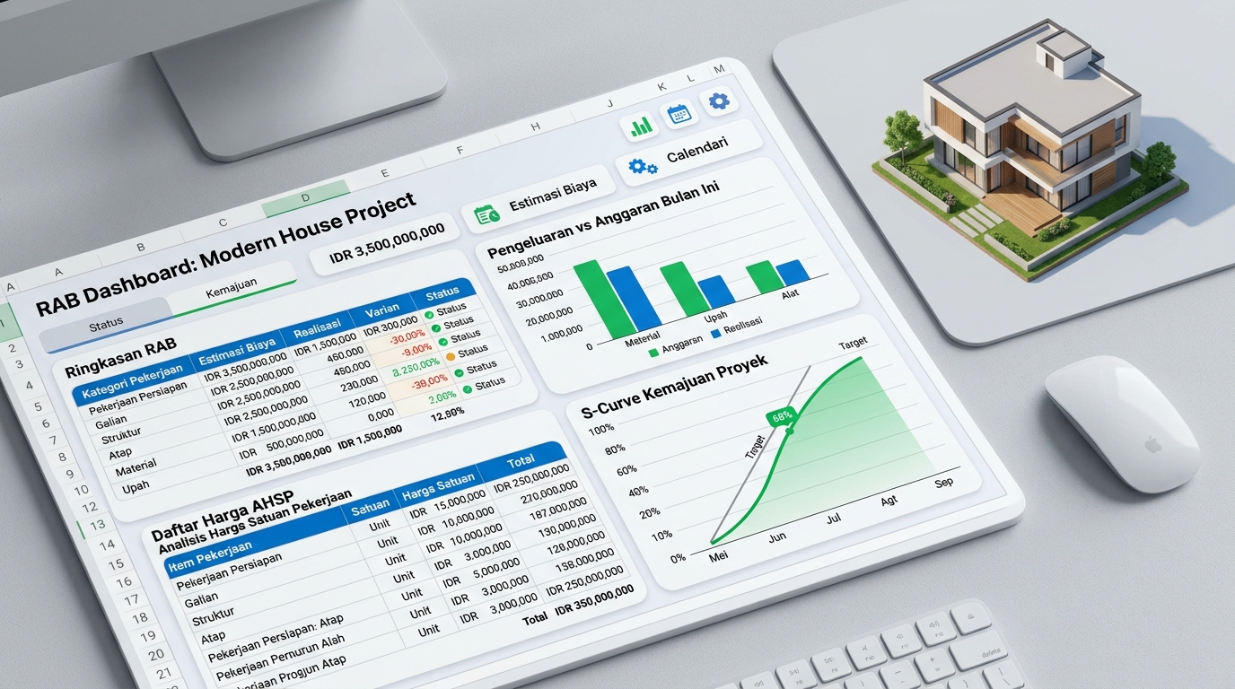 Sheet Dashboard RAB